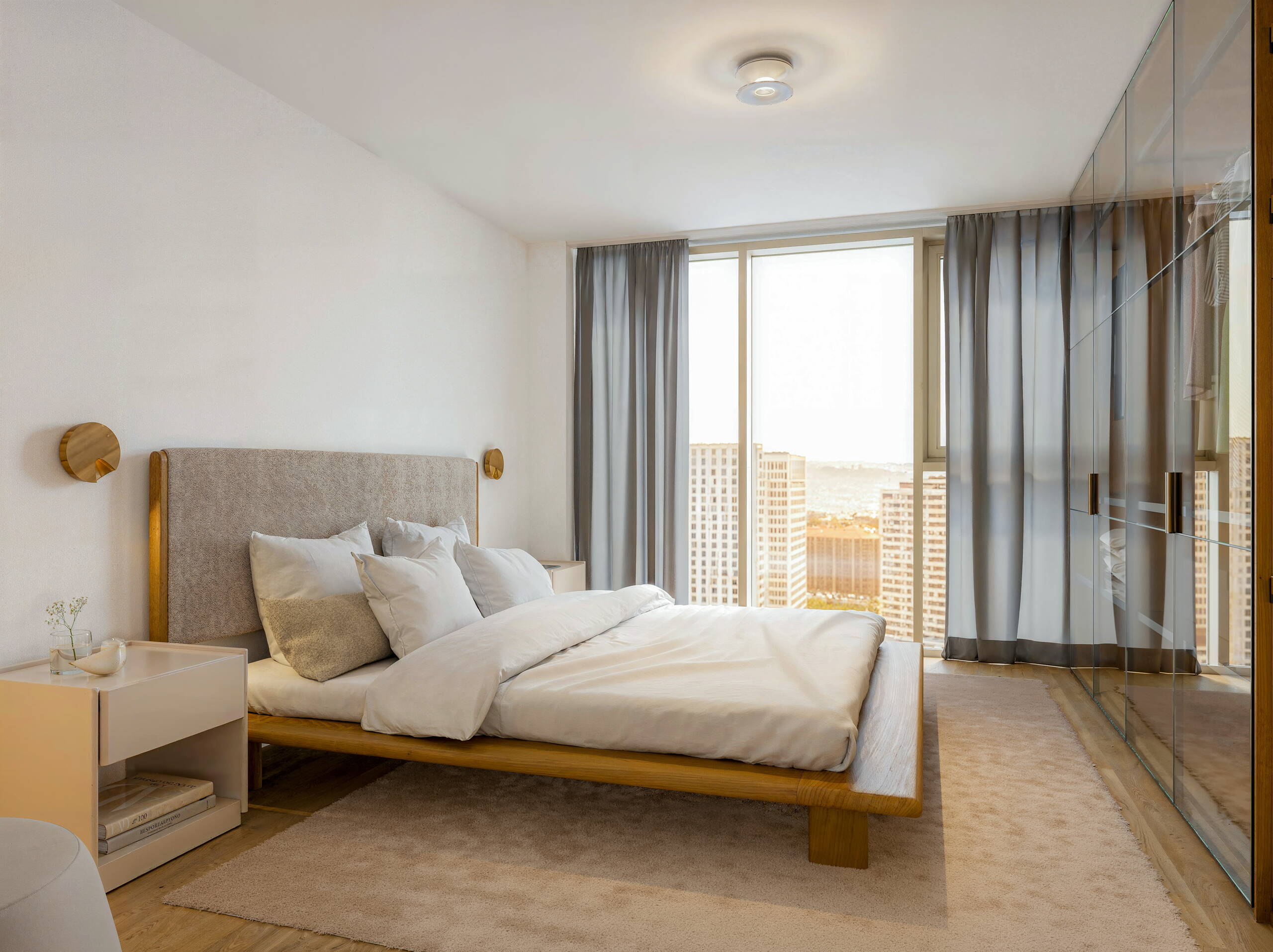 Riedtower - Schalfzimmer Riedtower - Innenausbau, Zürich Nord, Oerlikon - Schalfzimmer