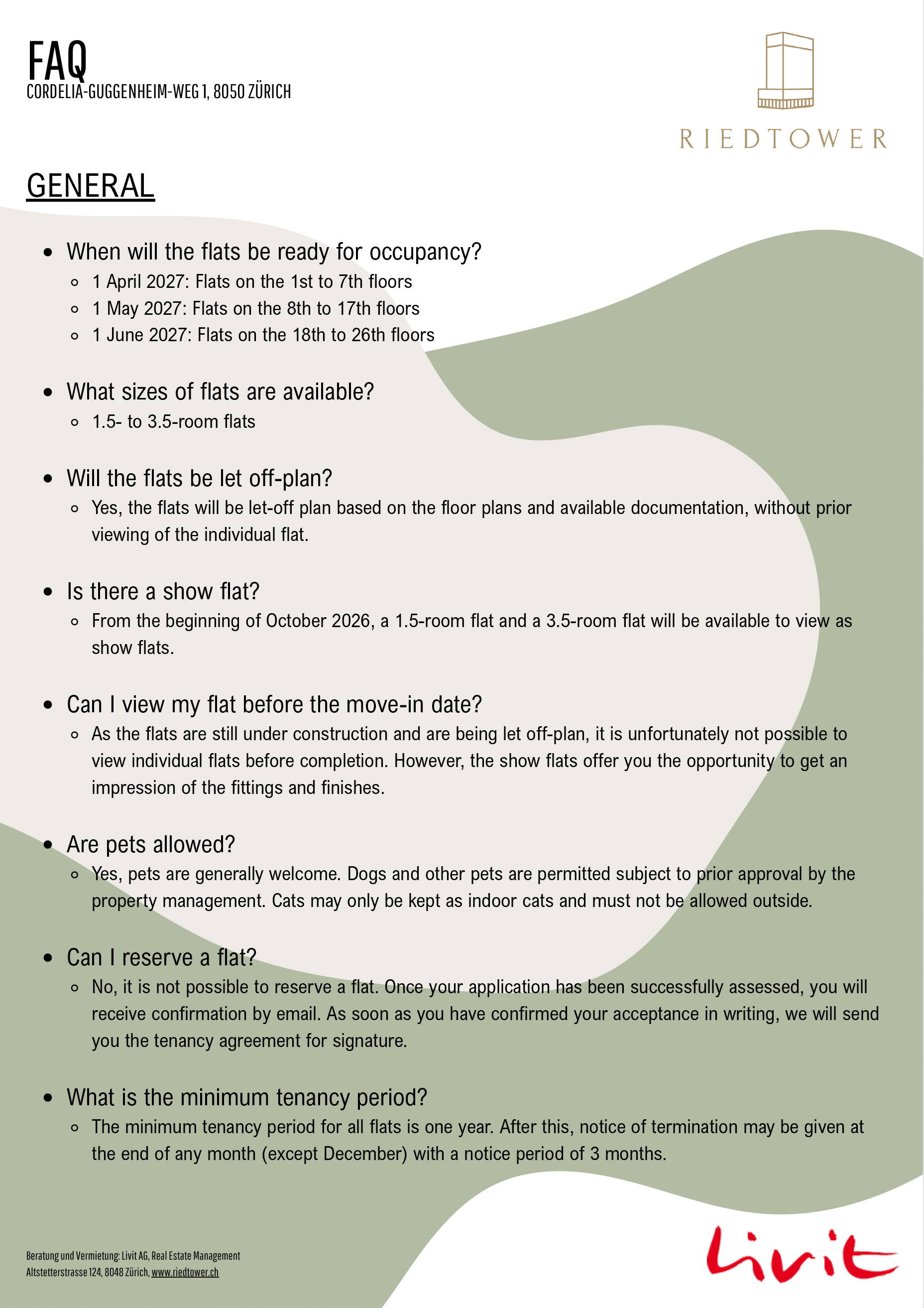 Riedtower FAQ Riedtower FAQ